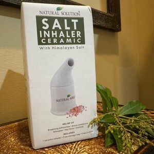 Ceramic Inhaler with Himalayan Salt by Natural Solution